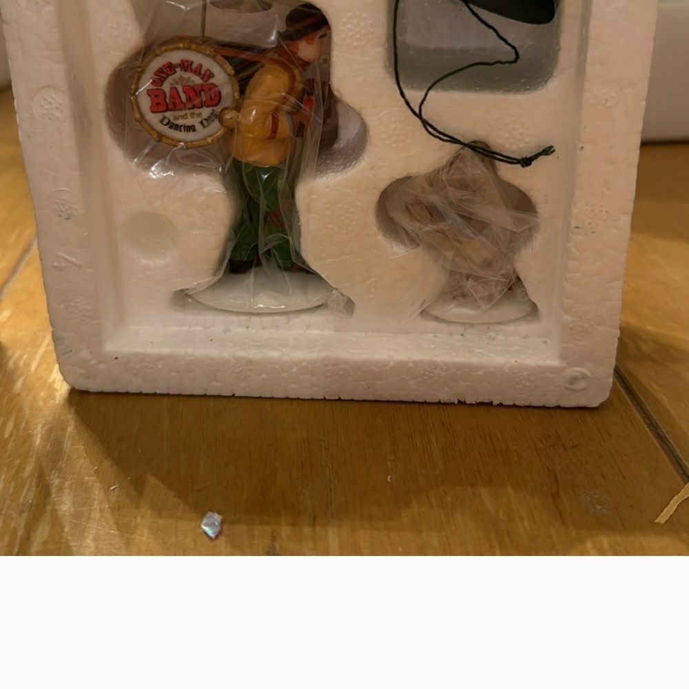 NWT Department 56 "One-Man Band and the Dancing Dog" Porcelain Figurines (58891)